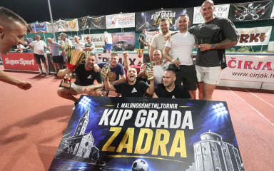 KUP GRADA ZADRA Na male branke najbolji su Sokin brig kod seniora i veteranska ekipa Roto dinamic
