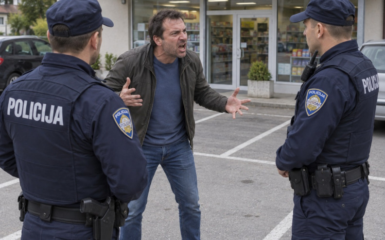DIVLJAO U RTINI! Pijani Ukrajinac vikao, psovao policajce: 'Napravit ću nered...'