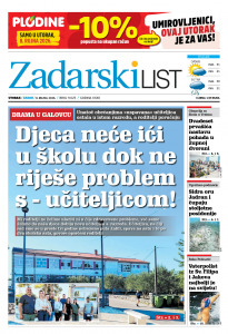Današnje izdanje naslovnica