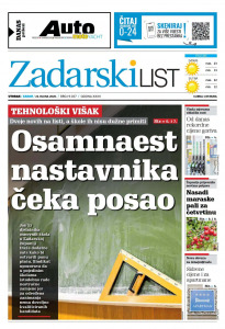 Današnje izdanje naslovnica