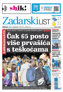 Današnje izdanje naslovnica