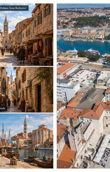 FOTO Kako je Zadar izgledao prije više od 500 godina? Umjetna inteligencija ima fotku