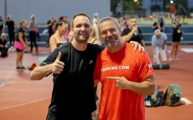 Gradonačelnik Erlić pridružio se treningu s Mariom Mlinarićem na Višnjiku: ‘Zadar je grad sporta’