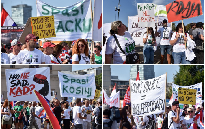 Prosvjednici iz cijele zemlje počeli pristizati u Zagreb