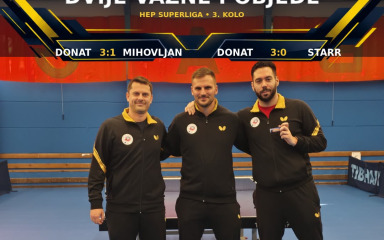 DVIJE VAŽNE POBJEDE DONATA U SUPERLIGI ‘To je velik i neočekivan uspjeh za našu momčad’