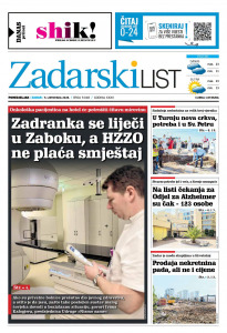 Današnje izdanje naslovnica