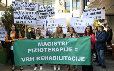 MAGISTRI FIZIOTERAPIJE NA ČEKANJU Završili su diplomski studij, a sustav ih tretira kao – prvostupnike