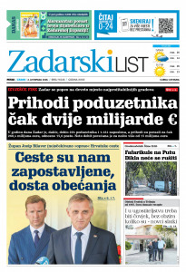 Današnje izdanje naslovnica