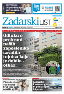 Današnje izdanje naslovnica