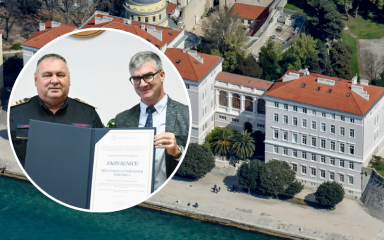 Rektor Faričić uručio zahvalnicu vatrogascima: ‘Ostat ćemo skromni i biti i dalje na usluzi’