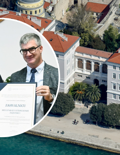 Rektor Faričić uručio zahvalnicu vatrogascima: ‘Ostat ćemo skromni i biti i dalje na usluzi’