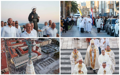 [VIDEO] Na Morskim orguljama održana velika procesija u čast sv. Frane, pogledajte kako je bilo