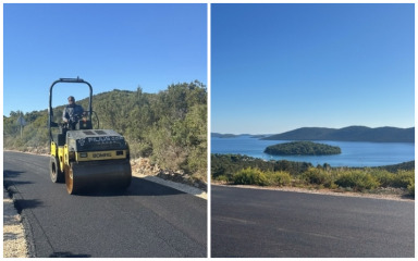 Asfaltira se cesta na Molatu, radovi gotovi do kraja tjedna