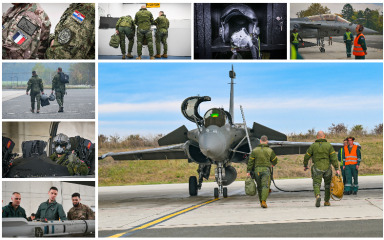 [FOTO] Rafalei u akciji! Hrvatski i francuski piloti provode zajedničku obuku