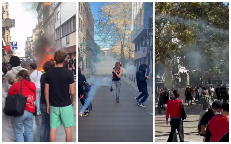I U BELGIJI KAOS Prosvjedi zbog skupljeg obrazovanja prerasli u nerede
