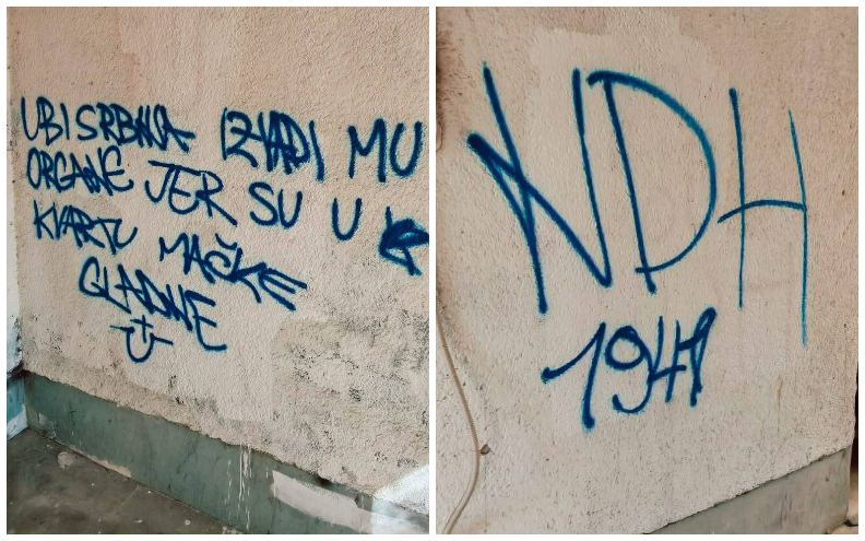 Na Bilom brigu ponovno osvanuli sramotni grafiti, evo tko će platiti njihovo uklanjanje