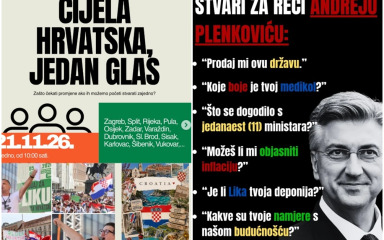 Mrežama se širi poziv na na masovne prosvjede diljem Hrvatske: ‘Nismo povezani ni s jednom strankom’